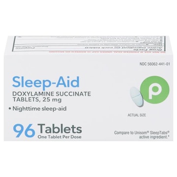 Publix Sleep-Aid, 25 mg, Tablets