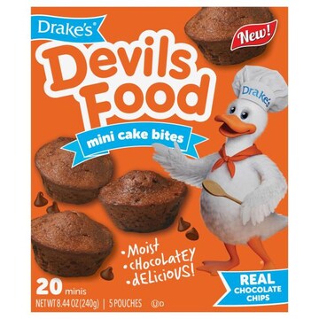 Drake's Cake Bites, Mini, Devils Food