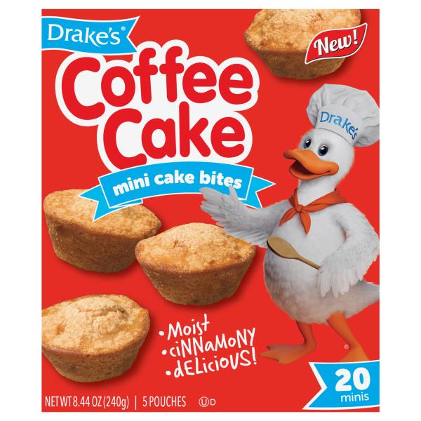 Drake's Cake Bites, Coffee Cake, Mini | Publix Super Markets