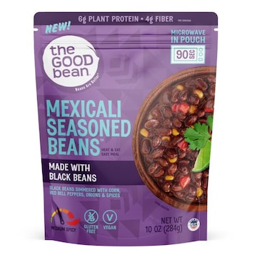 The Good Bean Beans, Mexicali Seasoned, Medium Spice