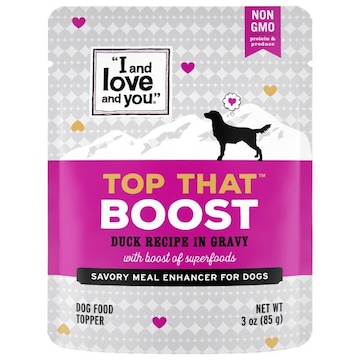 I And Love And You Top That Dog Food Topper, Duck Recipe in Gravy, Boost