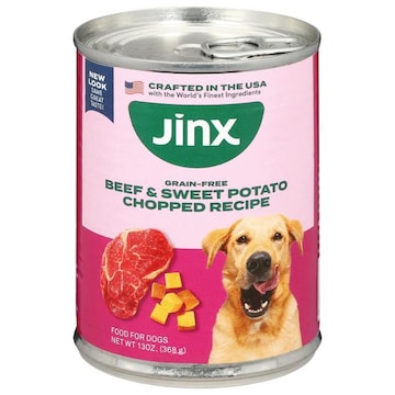 Jinx Dog Food, Beef & Sweet Potato Chopped Recipe, Grain-Free