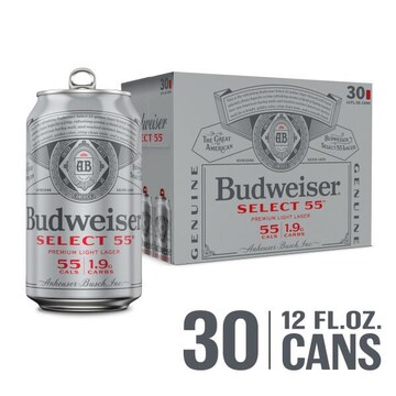 Budweiser Select 55 Premium Light Beer