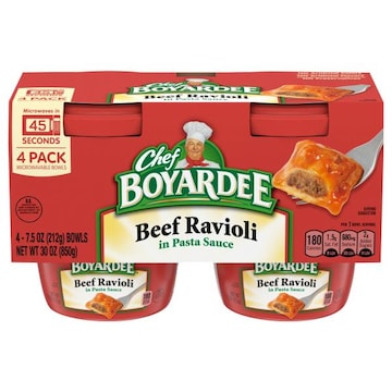 Chef Boyardee Beef Ravioli in Pasta Sauce