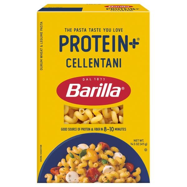 Barilla Protein+ (Plus) Cellentani Pasta, 14.5 Ounce - plant based