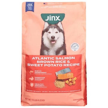 Jinx Dog Food, Atlantic Salmon Brown Rice & Sweet Potato Recipe
