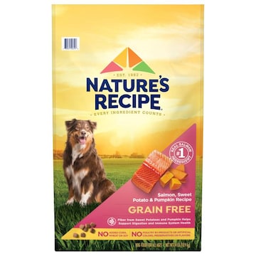 Nature's Recipe Grain Free For All Ages Salmon, Sweet Potato & Pumpkin Recipe Dog Food