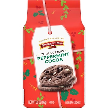 Pepperidge Farm® Thin & Crispy Peppermint Cocoa Cookies