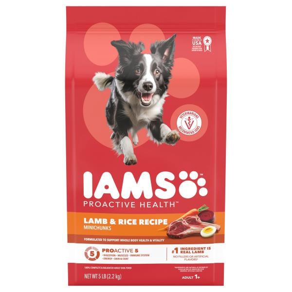 IAMS Proactive Health Minichunks Adult 1+ Lamb & Rice Recipe Dog