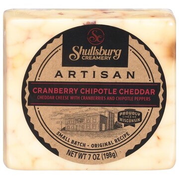 Shullsburg Creamery Cheese, Artisan, Cranberry Chipotle Cheddar