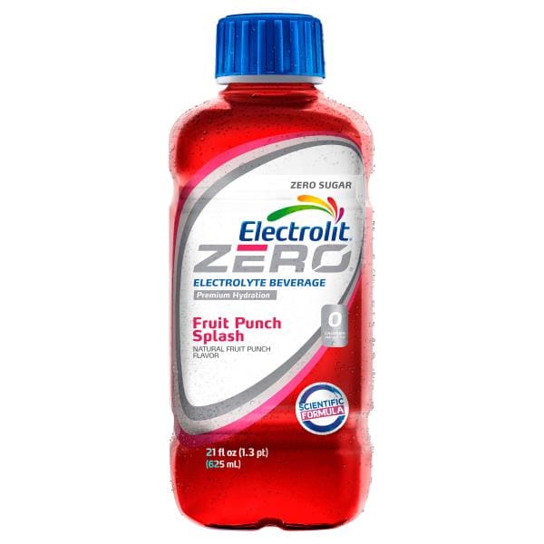 Electrolit Zero Zero Sugar Fruit Punch Splash Electrolyte Beverage