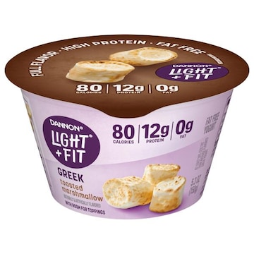 Dannon Light + Fit Fat Free Greek Toasted Marshmallow Yogurt
