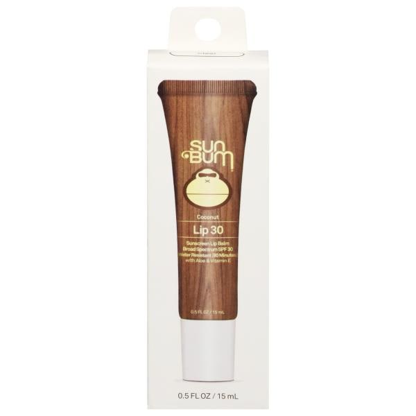 Sun Bum Broad Spectrum SPF 30 Coconut Sunscreen Lip Balm | Publix