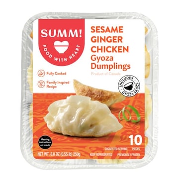 Summ! 10 Pieces Gyoza Dumplings with 1 package of Gyoza Sauce