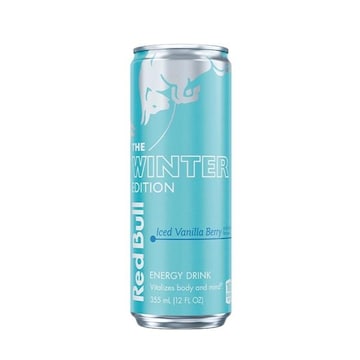Red Bull Winter Edition Energy Drink Iced Vanilla Berry, 12 fl.oz. can, with 114mg Caffeine, Taurine & B Vitamins