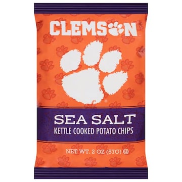 Low Country Kettle Kettle Cooked Clemson Sea Salt Potato Chips