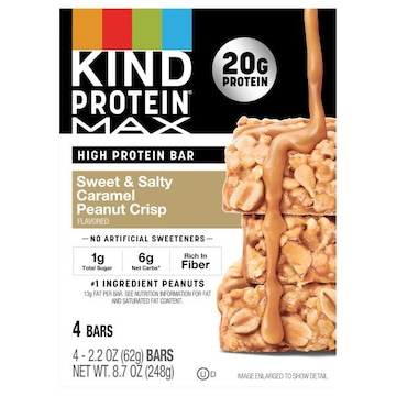 Kind Protein Max High Protein Bar, Sweet & Salty Caramel Peanut Crisp