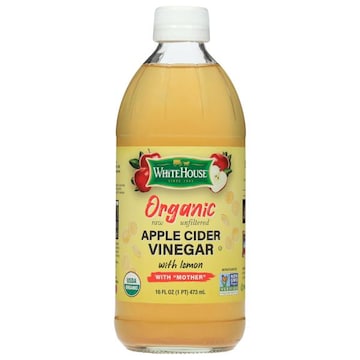 White House Apple Cider Vinegar, with Lemon, Organic, Raw, Unfiltered