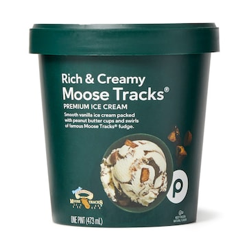 Publix Rich & Creamy Ice Cream, Moose Trackspint