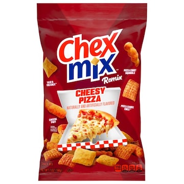 Chex Mix Snack Mix, Cheesy Pizza, Remix