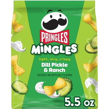 Pringles Mingles Gluten-Free Puffed Snacks Dill Pickle and Ranch, Salty Snacks