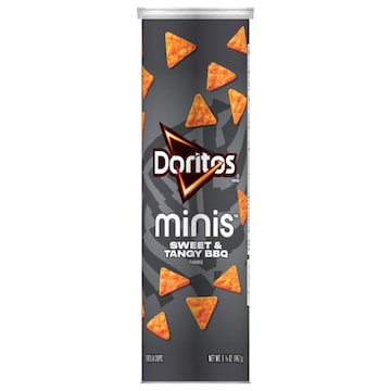 Doritos Tortilla Chips, Sweet & Tangy BBQ Flavored, Minis