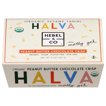 Hebel & Co Organic Sesame Tahini Peanut Butter Chocolate Crisp Halva
