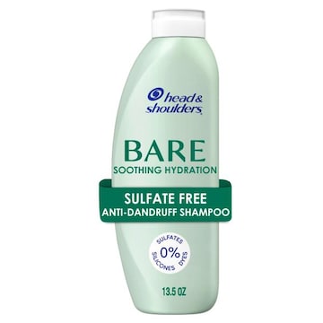 Head & Shoulders Bare Bare Soothing Hydration Dandruff Shampoo, Anti-Dandruff Treatment, 13.5 FL OZ