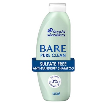 Head & Shoulders Bare Bare Pure Clean Dandruff Shampoo, Anti-Dandruff Treatment, 13.5 FL OZ