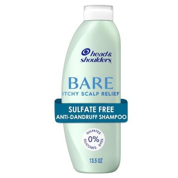 Head & Shoulders Bare Bare Itchy Scalp Relief Dandruff Shampoo, Anti-Dandruff Treatment, 13.5 FL OZ