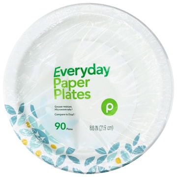 Publix Everyday 8.6 Inch Paper Plates