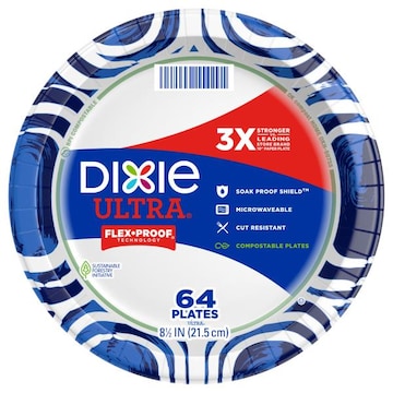 Dixie Ultra Plates, 8-1/2 Inch
