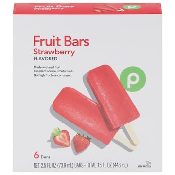 Publix Strawberry Flavored Fruit Bars