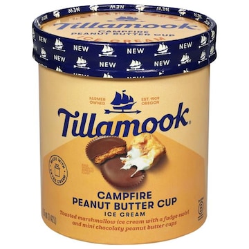 Tillamook Ice Cream, Campfire Peanut Butter Cup