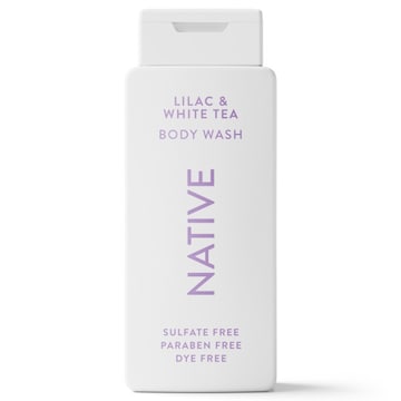 Native Premium Lilac & White Tea Body Wash, 18 oz