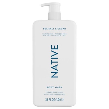 Native Body Wash, Sea Salt & Cedar