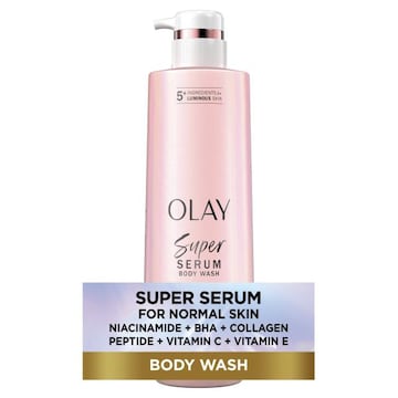 Olay Super Serum Body Wash, Normal Skin, 18.5 fl oz