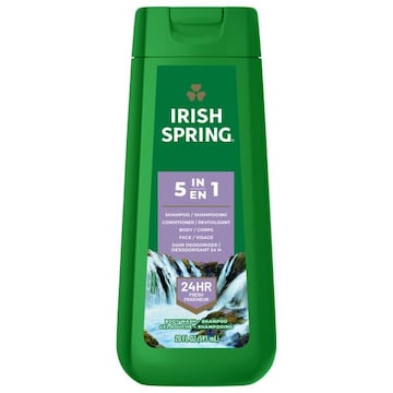 Irish Spring Body Wash + Shampoo, 5 in 1