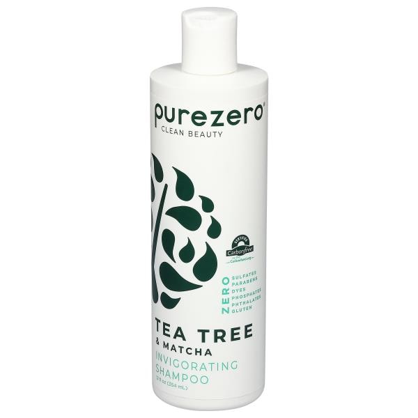 Purezero Shampoo, Invigorating, Tea Tree & Matcha | Publix