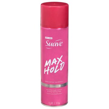 Suave Max Hold Hold 8 Unscented Hairspray
