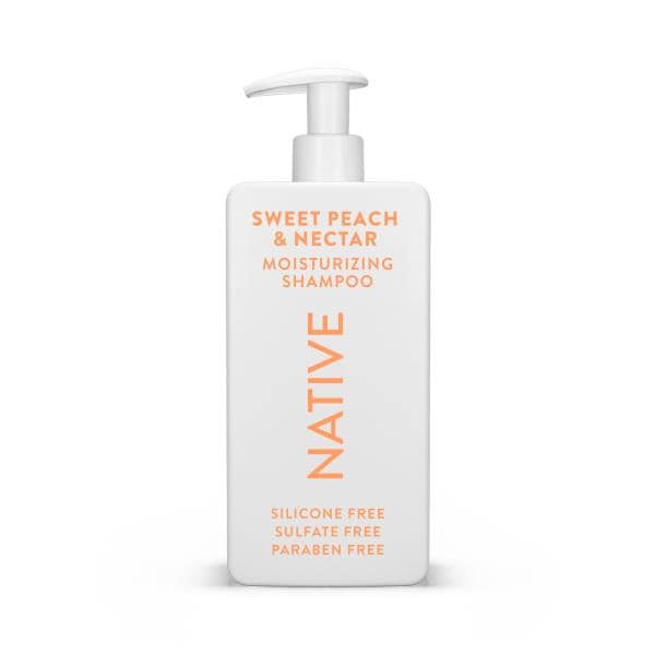 Native Native Moisturizing Shampoo, Sweet Peach & Nectar, Sulfate