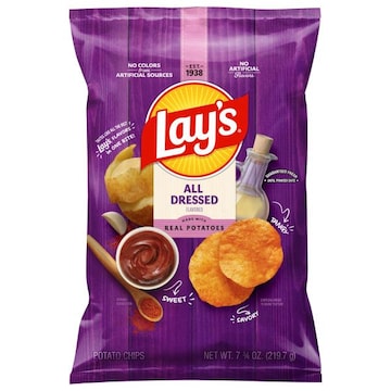 Lay's All Dressed Flavored Potato Chips