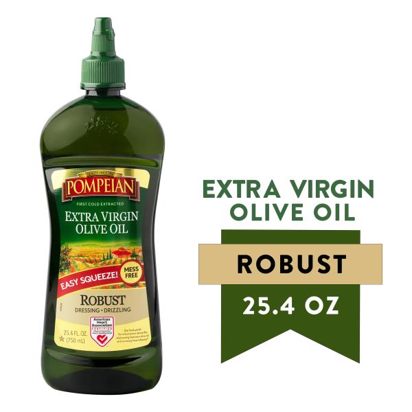 Pompeian Robust Extra Virgin Olive Oil Squeeze - 25.4 fl oz