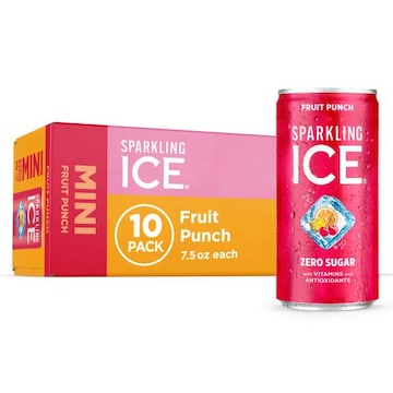 Sparkling Ice Sparkling Ice 10 Pack Zero Sugar Fruit Punch Sparkling Water