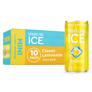 Sparkling Ice Sparkling Ice 10 Pack Zero Sugar Classic Lemonade Sparkling Water