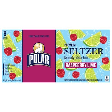 Polar Seltzer, Calorie-Free, Raspberry Lime