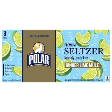 Polar Naturally Calorie-Free Premium Ginger Lime Mule Seltzer