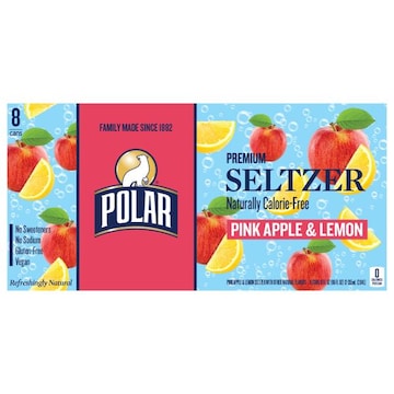 Polar Seltzer, Premium, Pink Apple & Lemon