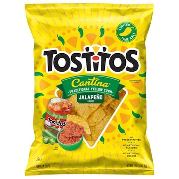 Tostitos Cantina Tortilla Chips, Jalapeno Flavored