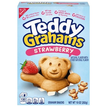 Teddy Grahams Strawberry Graham Snacks